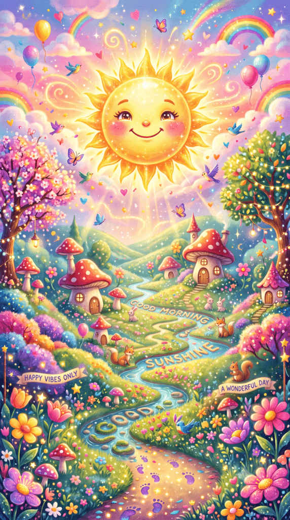 Good Morning Sunshine River Ecard
