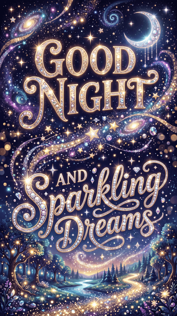 Good Night And Sparkling Dreams Ecard