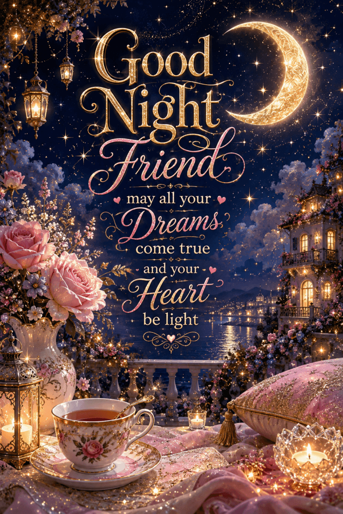 Good Night Friend Ecard