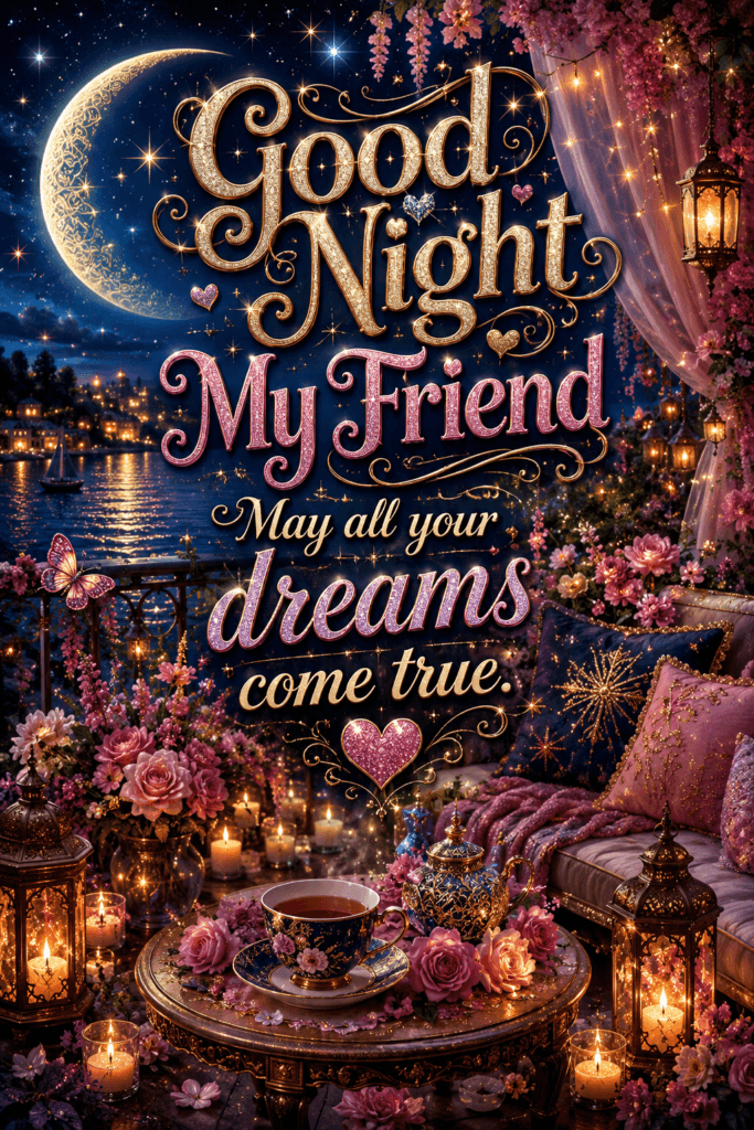 Good Night My Friend Ecard