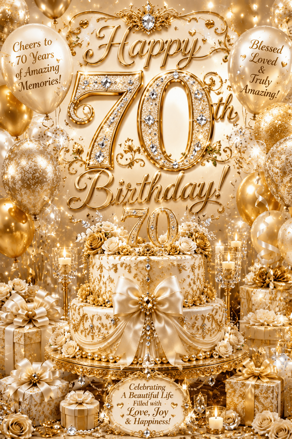 Happy 70th Birthday Ecard