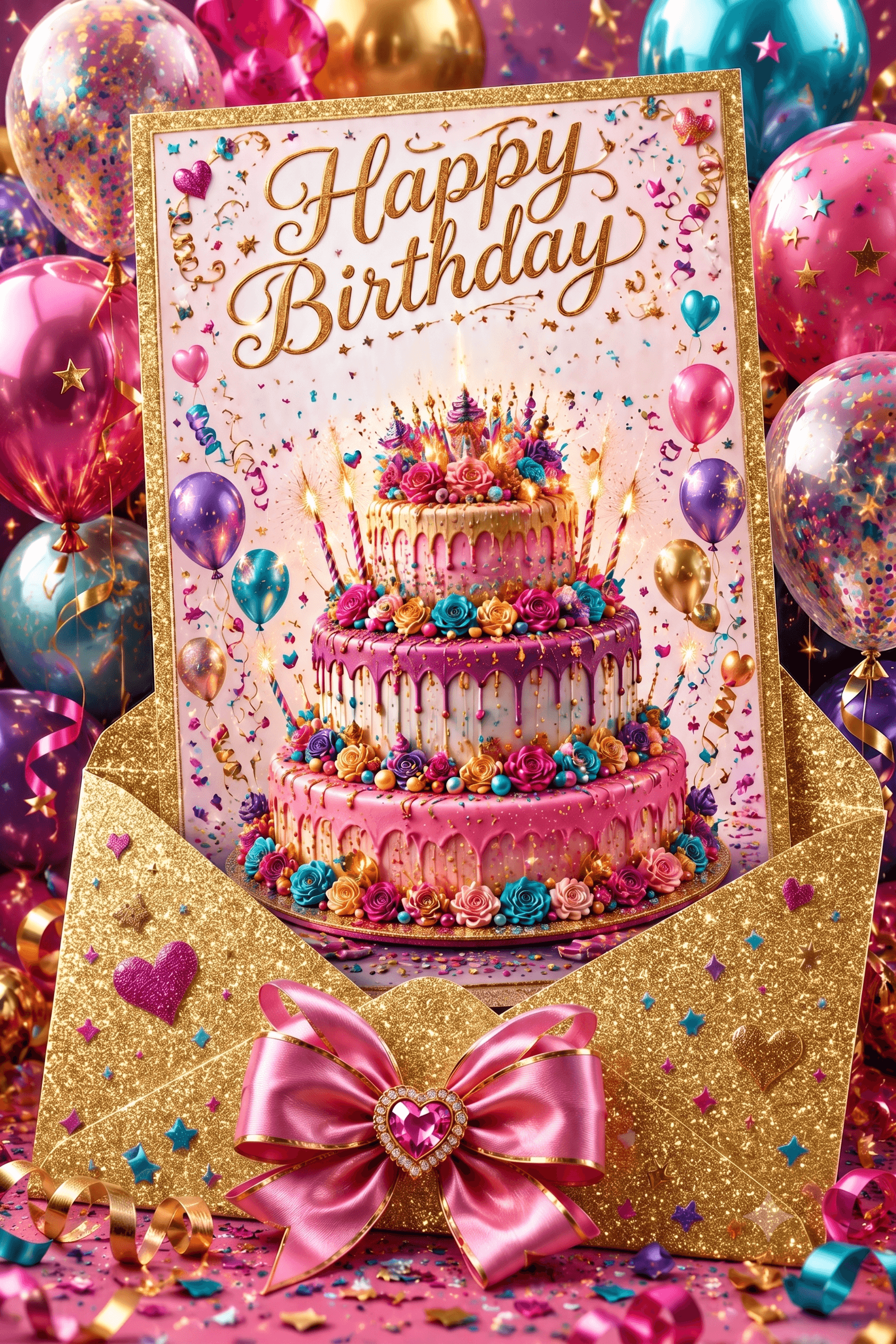 Happy Birthday Cake Card Ecard