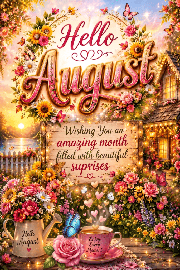 Hello August Ecard