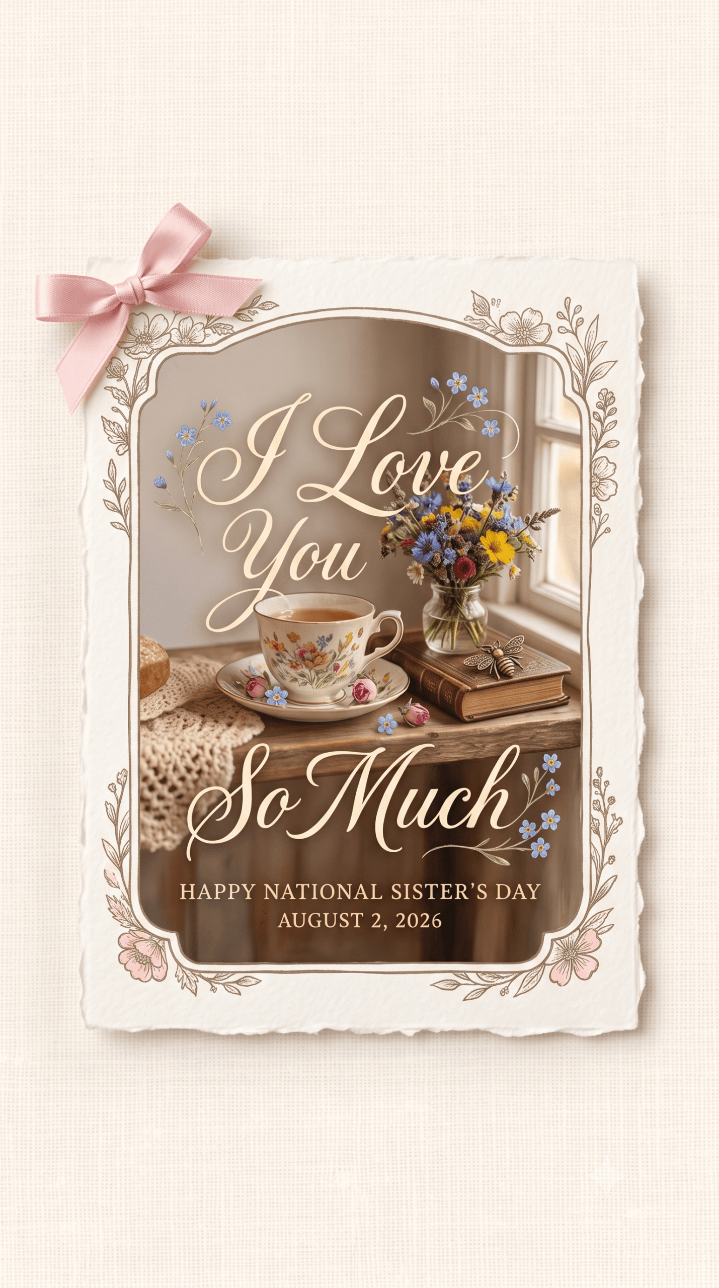 Sister's Day August 2 Ecard