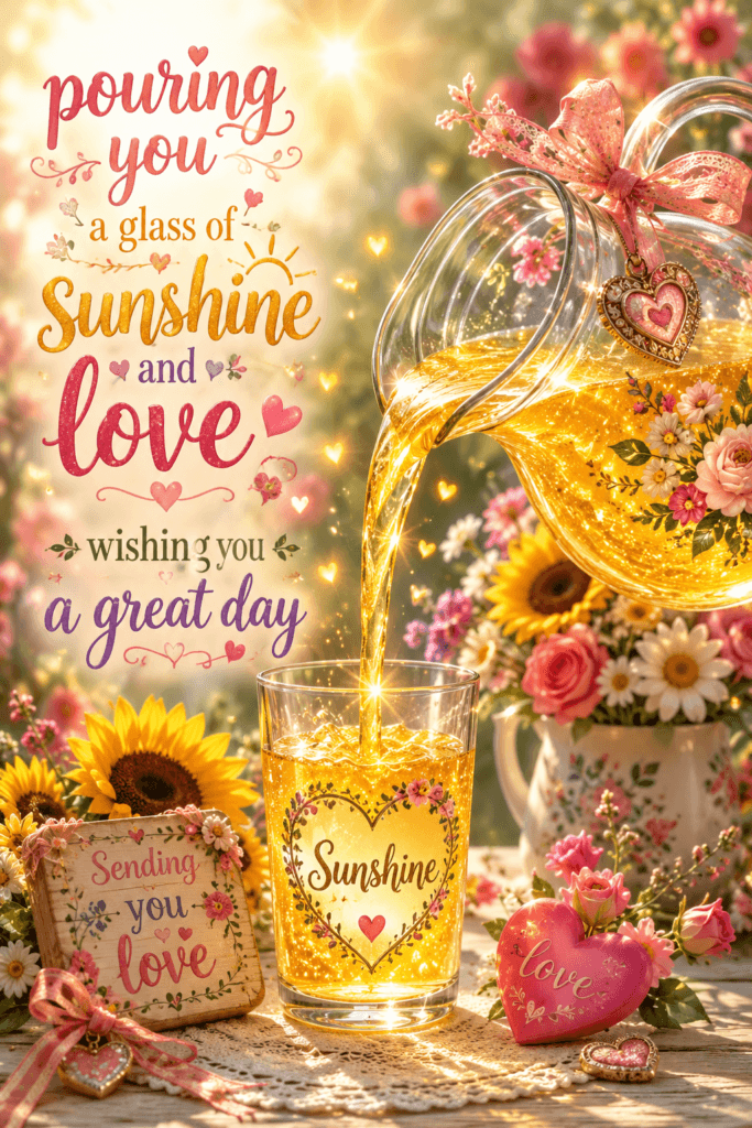 Pouring You A Glass Sunshine Ecard