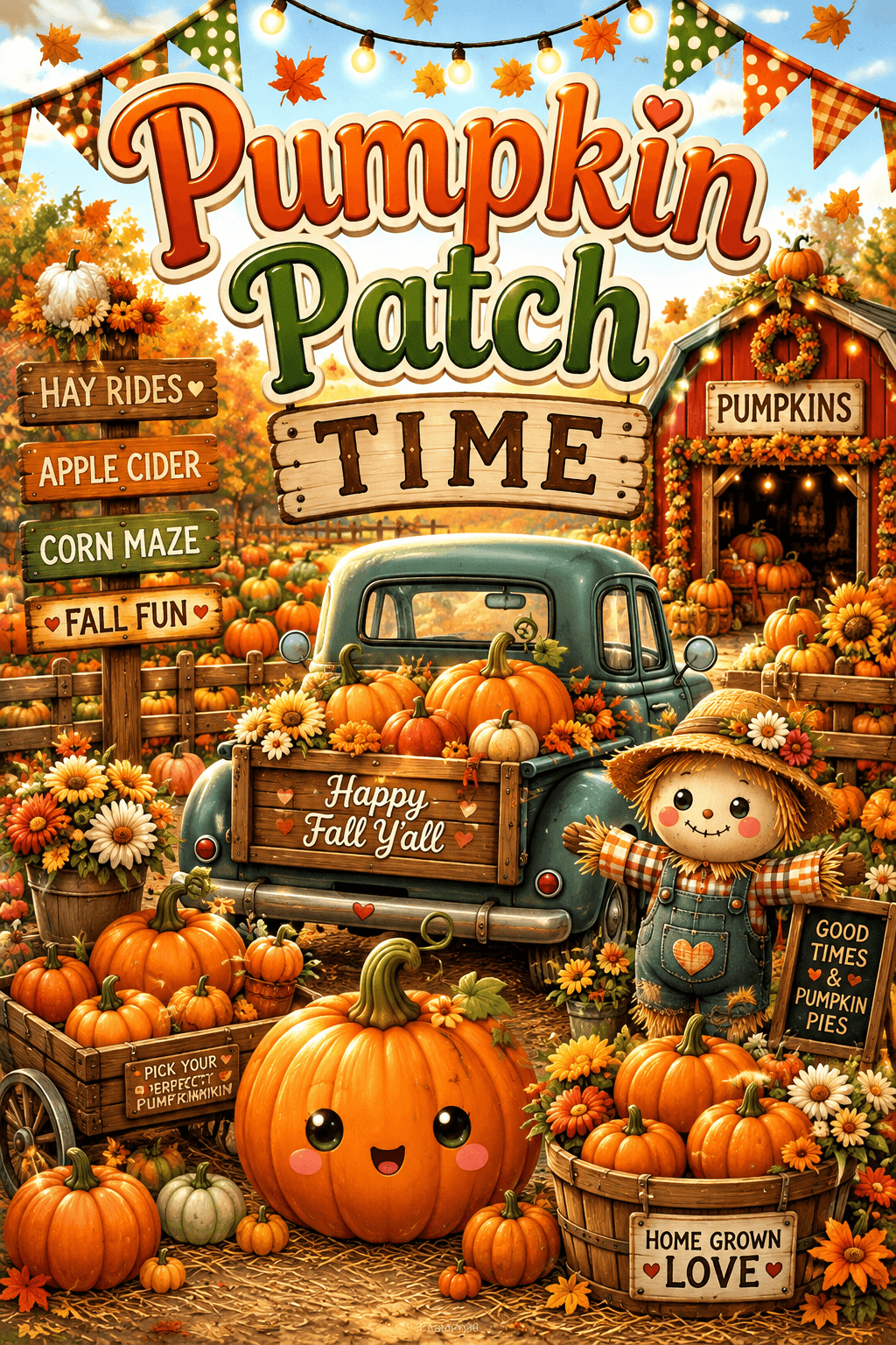 Pumpkin Patch Time Ecard