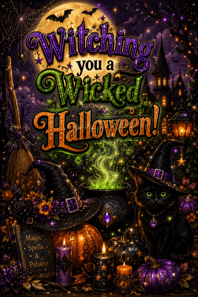 Witching You A Wicked Halloween Ecard