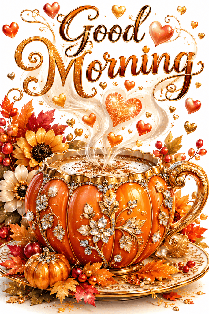 Good Morning Pumpkin Coffee Cup Ecard