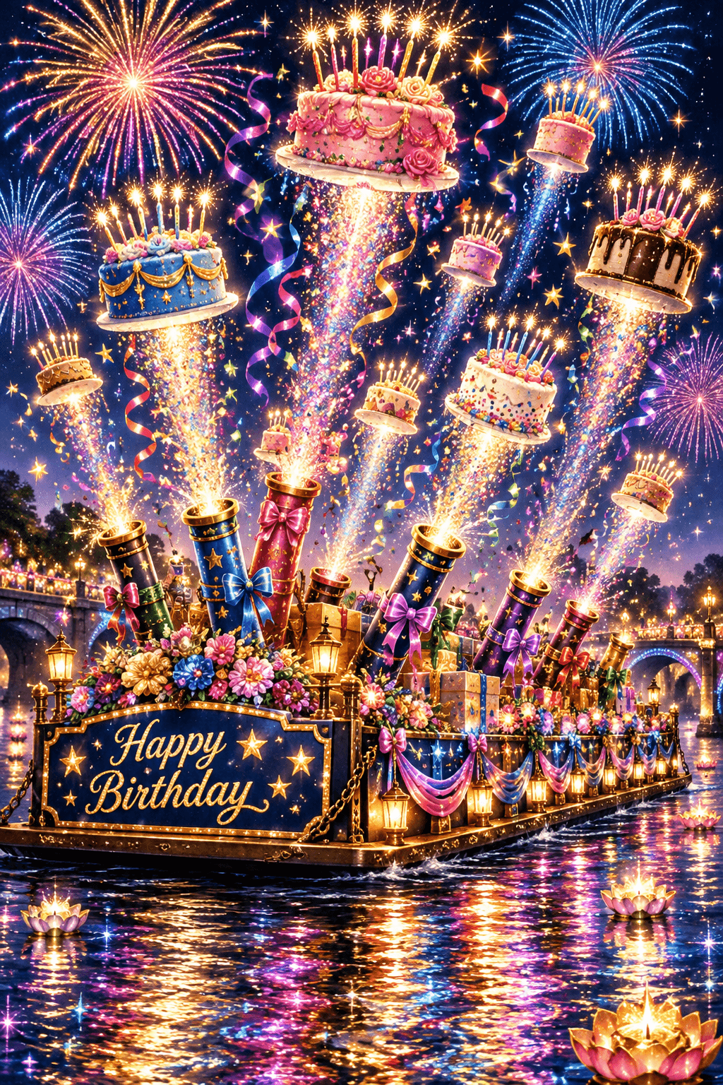 Happy Birthday Barge Cakes Ecard