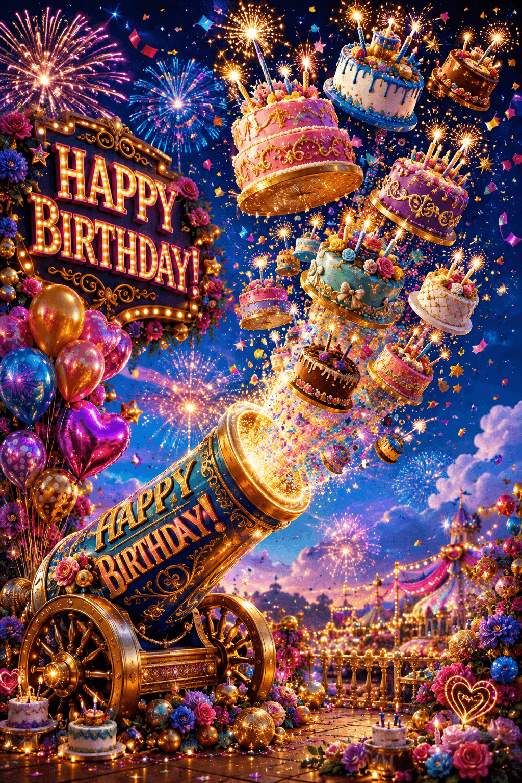 Happy Birthday Cannon Ecard