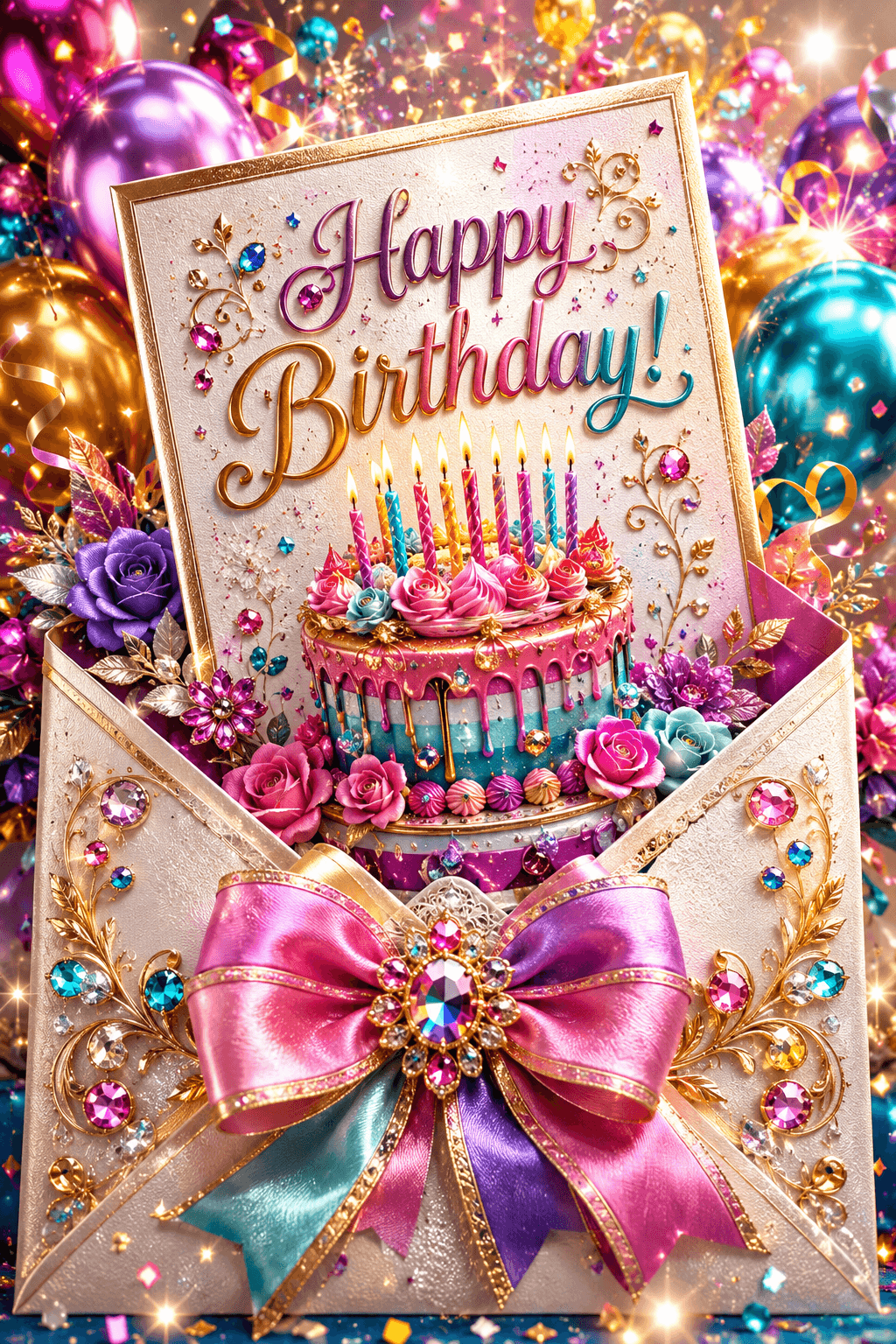 Happy Birthday Cake Card Ecard