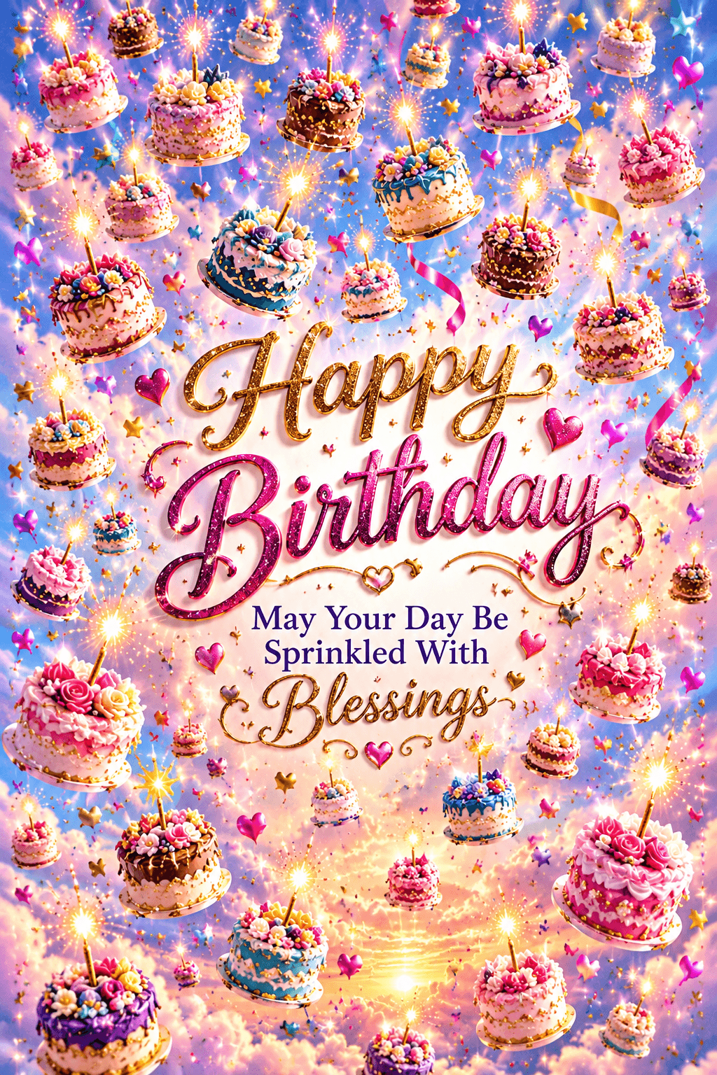Day Sprinkled With Blessings Ecard