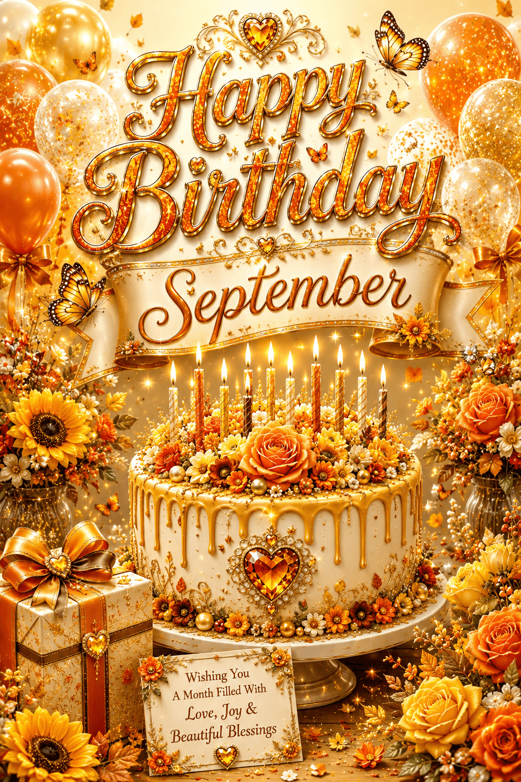 Happy Birthday September Ecard