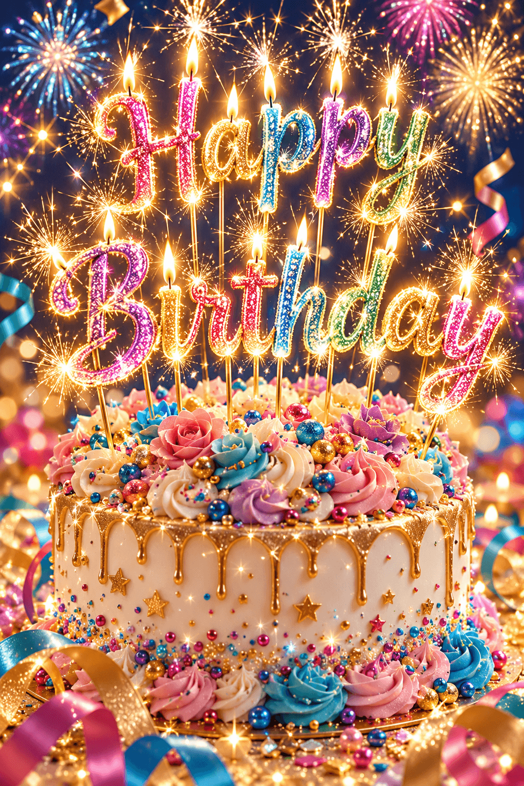 Happy Birthday Candles Ecard