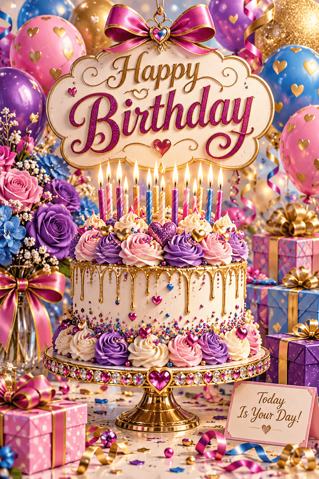 Happy Birthday Today Is Your Day Ecard