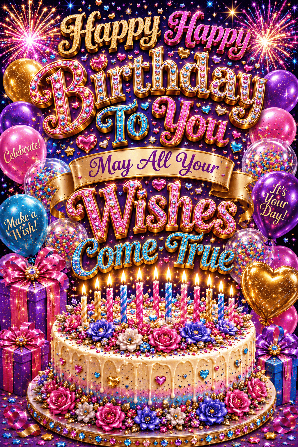 Happy Happy Birthday To You Ecard