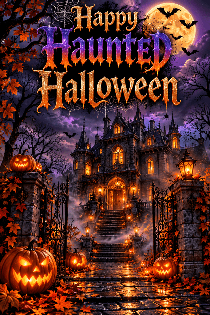 Spooky Happy Haunted Halloween Ecard