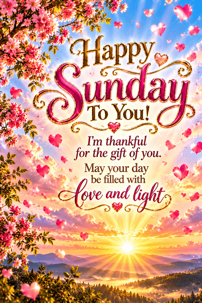 Happy Sunday To You Ecard