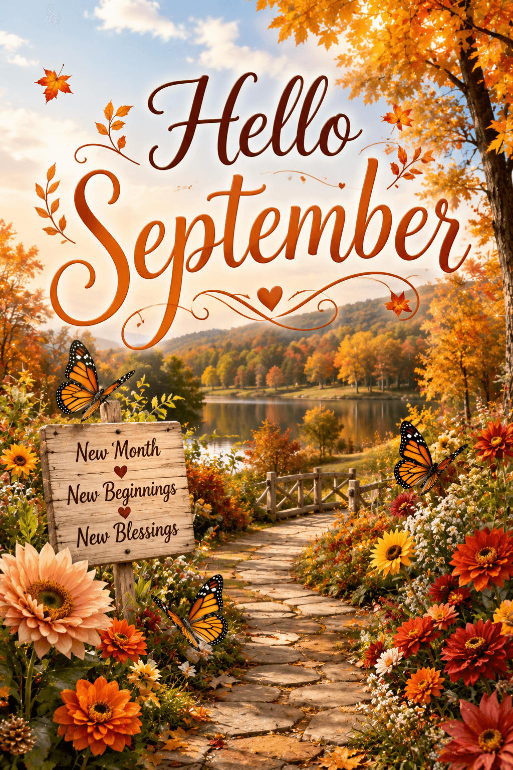 Hello September Ecard