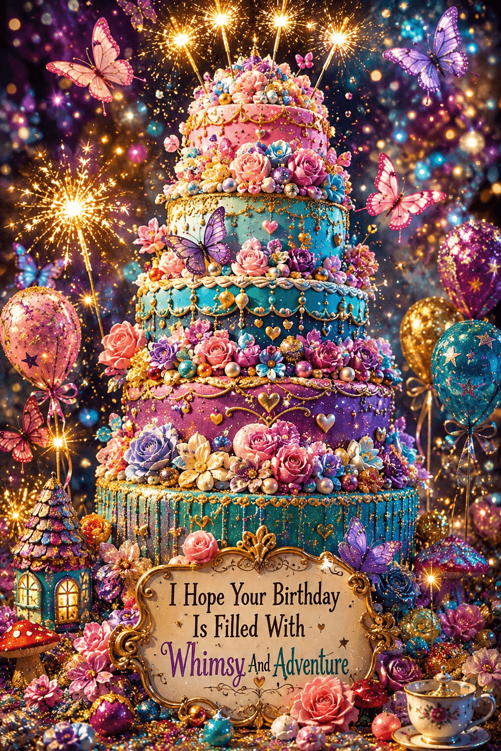 Birthday Filled With Whimsy And Adventure Ecard
