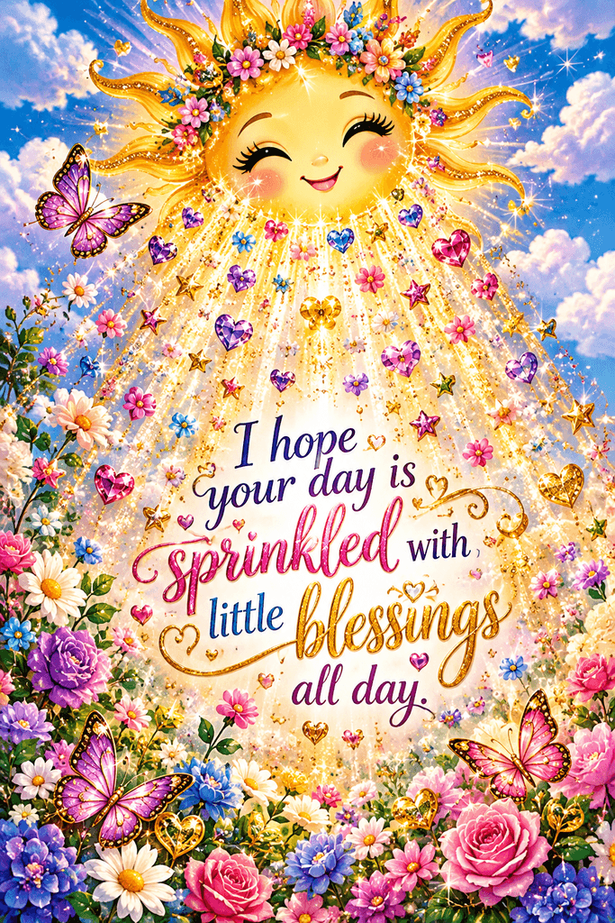 Day Sprinkled With Little Blessings Ecard