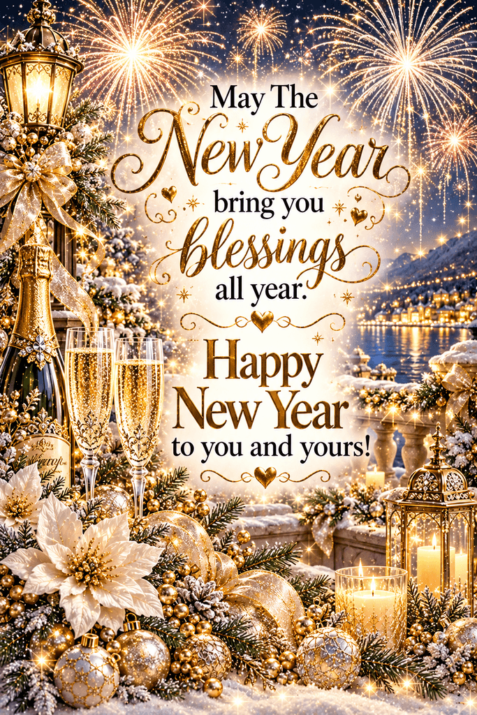 May The New Year Bring You Blessings Ecard