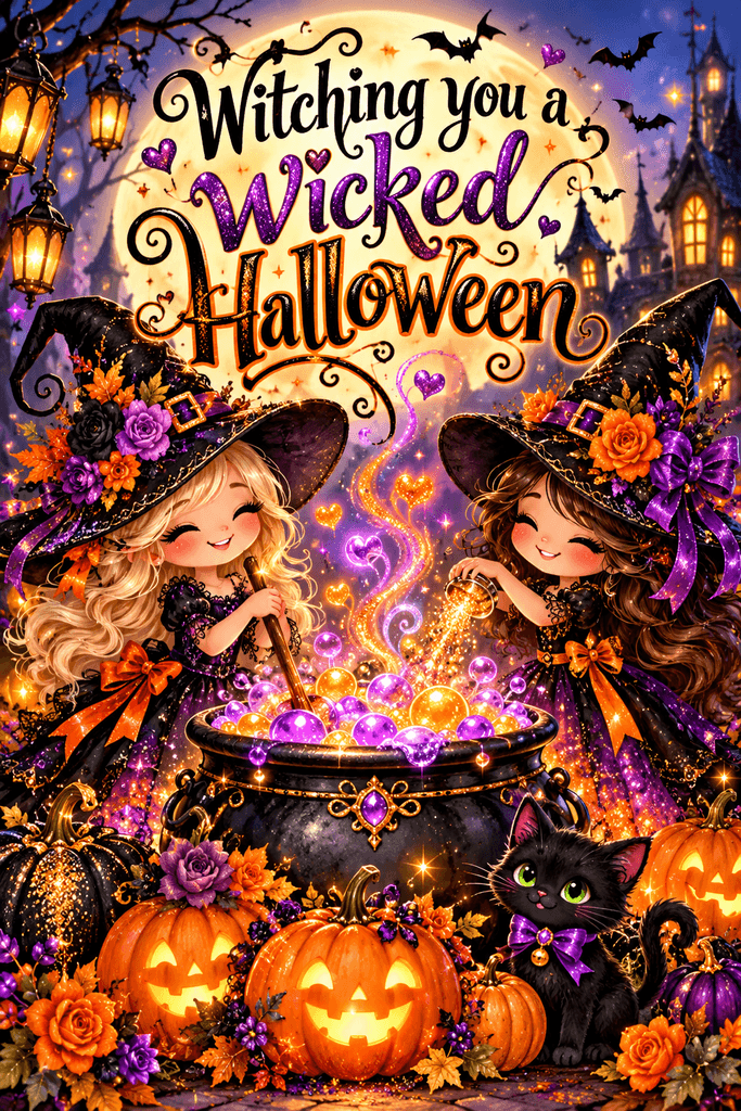 Witching You A Wicked Halloween Ecard